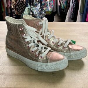 Converse Metallic High-Top Sneakers